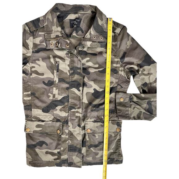 Camo Green‎ Military Jacket Women Medium Army Lightweight Utility Cotton Grunge - Picture 5 of 14